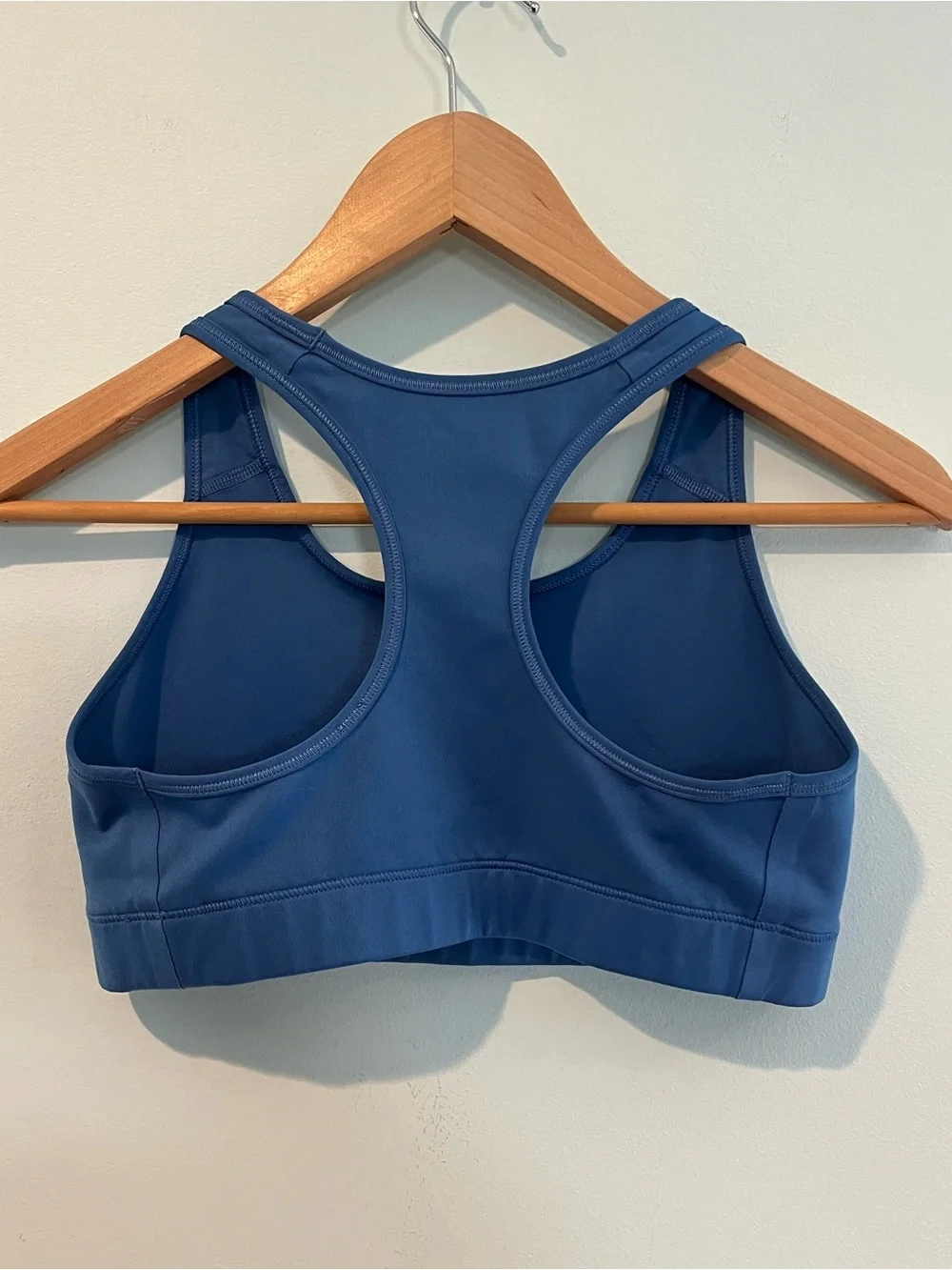 Nike Pro Women’s Dri-FIT Blue Support Sports Bra, Size Medium